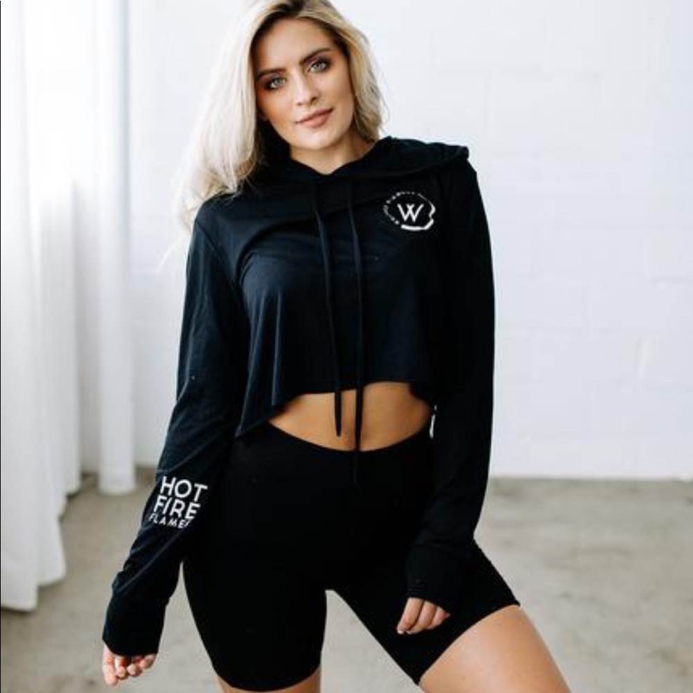 Whitney Simmons’s Crop Hoodie
